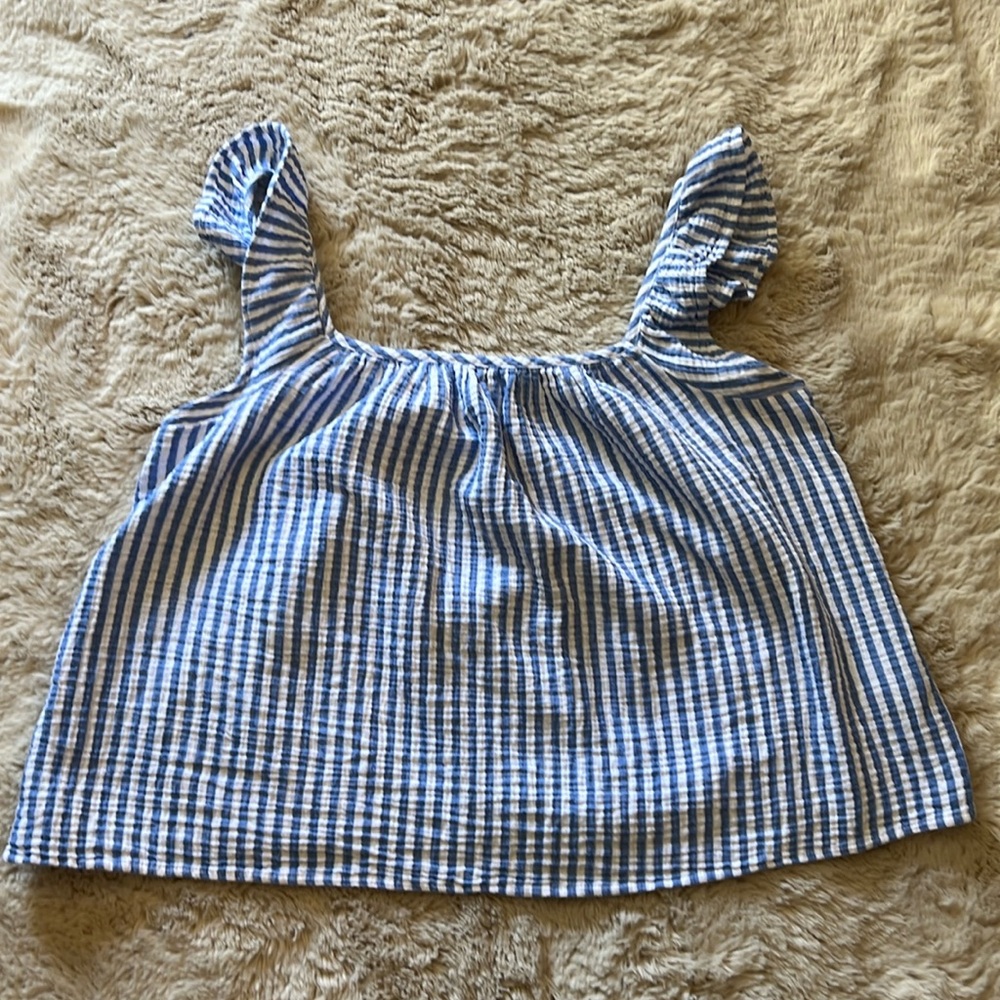 Vineyard Vines Ruffle Sleeve Tank XL